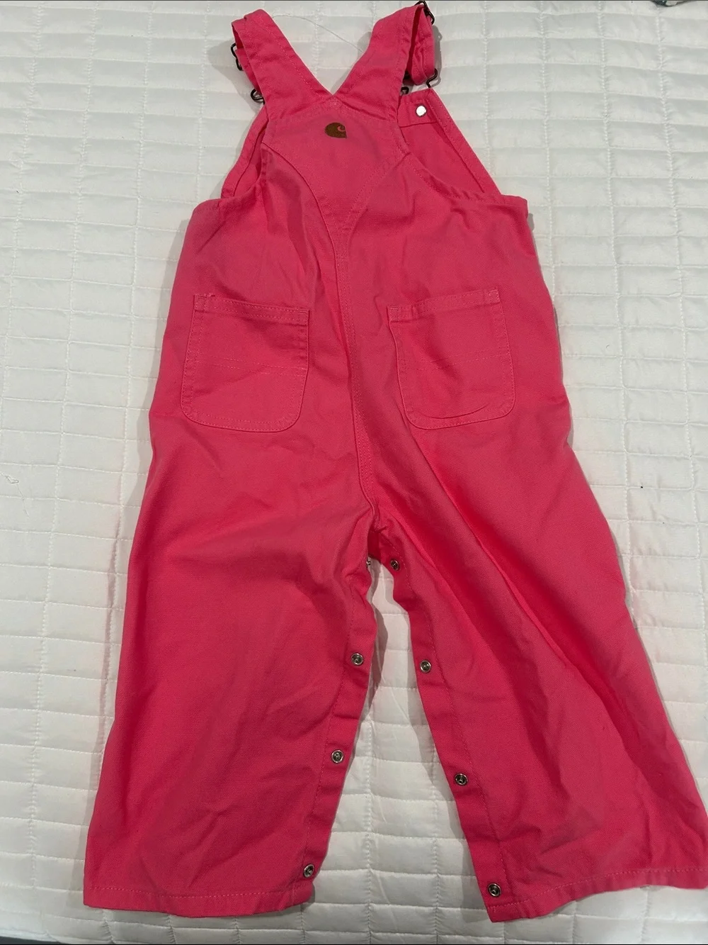 Carhartt Kids Hot Pink Overalls